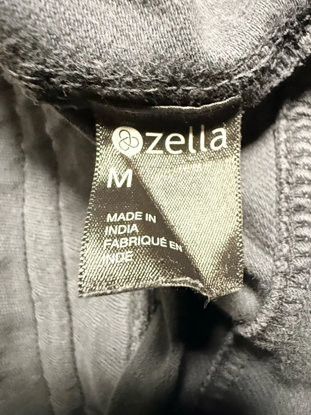 Zella Blue Gray Drawstring Utility Shorts Athleisure Lounge Travel Size Medium